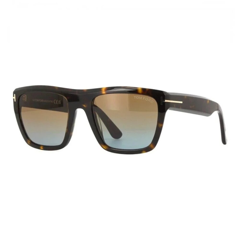 NEW TOM FORD FT1077 52F SUNGLASSES HAVANA BROWN MEN EYEWEAR TOM FORD TF1077 52F